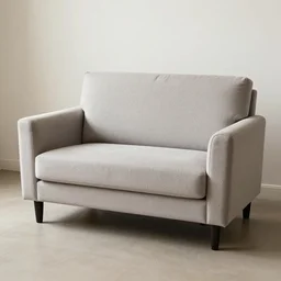sofa with a face, arms and legs. n 8