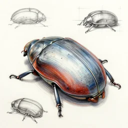 beetle spaceship sketches