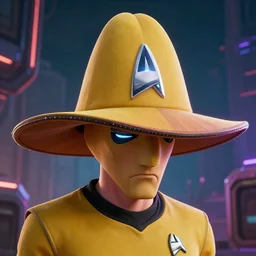 electronic sombrero captain picard tng huge hat huge hat, in cyberpunk 2 0 7 7 cp 2 0 7 7