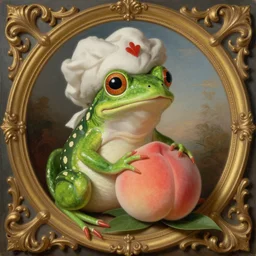 baroque rococo painting 🐸🍑 portrait Greg Hildebrandt high detail fancy