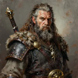 portrait painting of a dwarven berserker, sharp focus, award - winning, trending on artstation, masterpiece, highly detailed, intricate. art by lise deharme