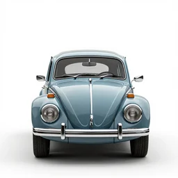 neon vw beetle classic car, clean 3d render, octane render, isolated on a pure white background, centered, entire object in frame, sharp focus, soft studio lighting