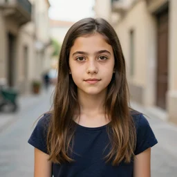 A decent young girl portrait by Palermo.