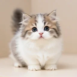 a cute persian chinchilla puppy