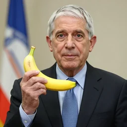 photo of anthony fauci holding a banana