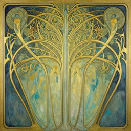 a streamline moderne, ( art nouveau ), ( dieselpunk ) painting in the style of charlie bowater, and in the style of donato giancola, and in the style of charles dulac. symmetry, smooth, sharp focus, semirealism, intricate symmetrical ultrafine background detail.