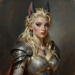 portrait of a beautiful female hybrid atlantean anubis alien elsa jean warrior, regal, realistic, refined, detailed digital art, oil painting, michael cheval, esao andrews, art frahm, steampunk, walt disney ( 1 9 3 7 ), highly detailed, cinematic lighting, unreal engine, 8 k, hd