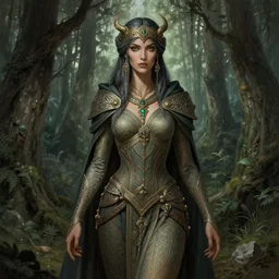 mage, female, tabaxi, forest, d & d, fantasy, intricate, elegant, highly detailed, digital painting, artstation, octane render, concept art, matte, sharp focus, illustration, hearthstone, art by artgerm and greg rutkowski and alphonse mucha