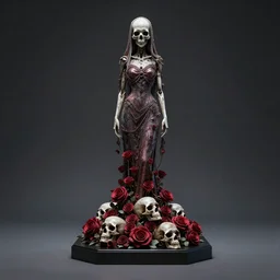 cyber pedestal. Elongated skulls of truth. Eternal brides mourning over the secret roses