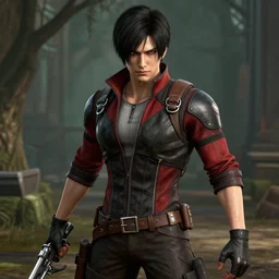 Ada wong from Resident Evil 4 Reimagined By Tetsuya Ishida, Thomas Kinkade