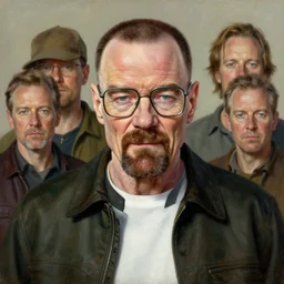 ted kaczynski as walter white from breaking bad. oil painting elegant, highly detailed, centered, digital painting, artstation, concept art, smooth, sharp focus, illustration, artgerm, tomasz alen kopera, peter mohrbacher, donato giancola, joseph christian leyendecker drew struzan