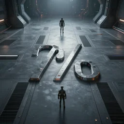 sci - fi floor from low angle view, panels, spaceport, gray colour 7 0 %, avatar, cinematic keyframe. by fausto de martini, wadim kashin. ultra realistic, cinematic light, ue 5, featured on artstation, octane render, sharp focus, ray tracing, artstationhq, cgsociety, cinematic 8 k