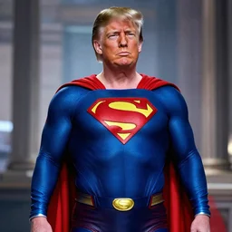 donald trump as superman