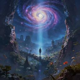 visions of an astral journey, artstation 4k digital art