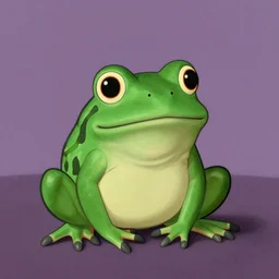 cute frog by René Magritte
