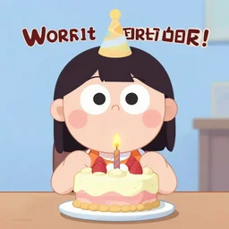 the worst birthday ever. cartoon