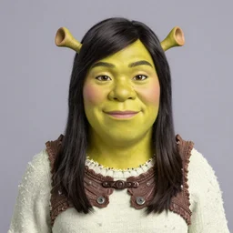 portrait of an asian fiona from shrek ( 2 0 0 1 )