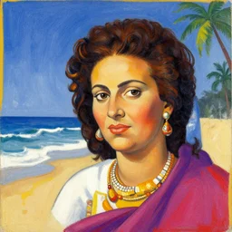 A praia, Tarsila do Amaral