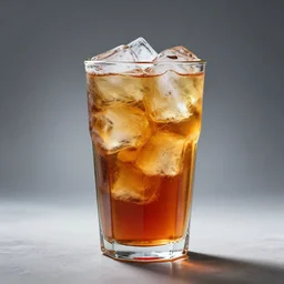 portrait of ice - t made from iced tea, photorealistic, dramatic lighting