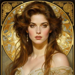 beautiful detailed picture of catherine zeta jones, radiant light, art nouveau, intricate, elegant, highly detailed, my rendition, digital painting, artstation, concept art, smooth, sharp focus, illustration, art by artgerm and greg rutkowski and alphonse mucha