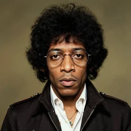 surreal surrealism surrealist portrait of jimi hendrix, detailed