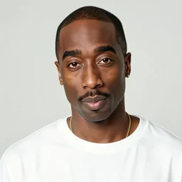tupac shakur, 9 0 years old, photograph realistic