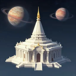 a temple on a strange planet, by bruce pennington,, by kilian eng, by sam freio, by thomas rome, by victor mosquera, juxtapoz, behance, dayglo, prismatic