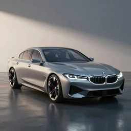 futuristic BMW 535i from the year 2053