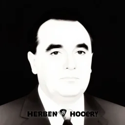 mr. president, john candy portrays herbert hoover, minimalist movie poster, minimalism, digital art, fan art, trending on artstation