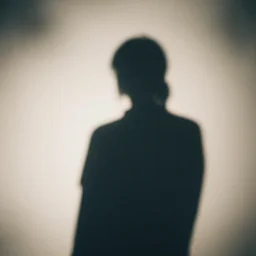 a picture of a person followed by a dreamlike shadow