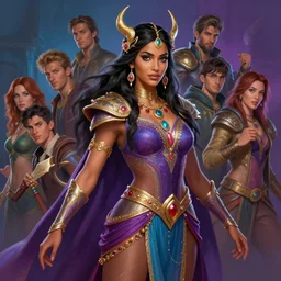 dynamic medium shot painted portrait, maya ali as storm mage, gaudy colours, aion, divinity 2, octane render, matte painting concept art, official fanart behance hd artstation by jesper ejsing and rhads and lois van baarle and ilya kuvshinov and rossdraws