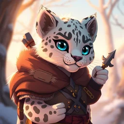 anthropomorphic medieval snow leopard, trending on artstation, trending on furaffinity, digital art, by kawacy, anime, furry art, warm light, backlighting, cartoon, concept art