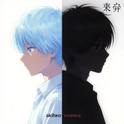 album cover of light and dark boy by akihiko yoshida