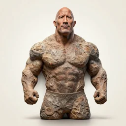Rock shaped like Dwayne The Rock Johnson