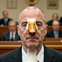closeup portrait of saul goodman fused with a goose, in court, natural light, bloom, detailed face, magazine, press, photo, steve mccurry, david lazar, canon, nikon, focus