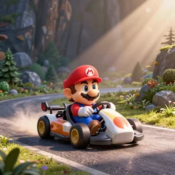 mario kart cat mario