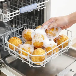 washing nuggets in the dishwasher with soap