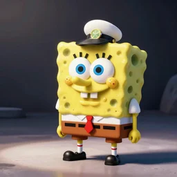 gangster spongebob, vaporwave, HD