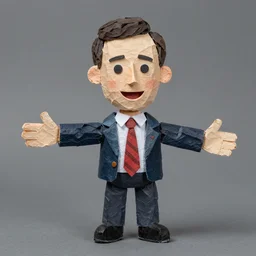 !!! john oliver!!! is a ventriloquist dummy, paper - mache,