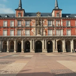 Madrid in studio Ghibli Style, 4k, very detailed, n-6 i- w-1024