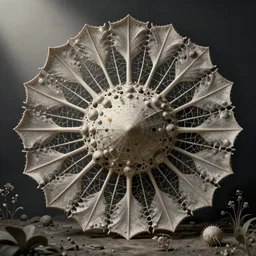 microbial baroque by ernst haeckel, artstation, matte painting,