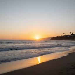 award winning photo of a sunset at a southern california beach