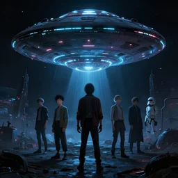 Eerie and unsettling UFO, rendered by Beeple, Makoto Shinkai, syd meade, simon stålenhag, starwars, synthwave style, environment concept, digital art, unreal engine, WLOP, trending on artstation, 4K UHD image, octane render,