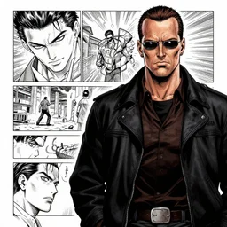 Mike Ehrmantraut and Gus Fring in Junji Ito manga