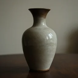 macro photo of a vase on a table, pentax k1000