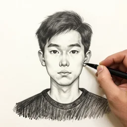 drawing himself drawing himself drawing himself