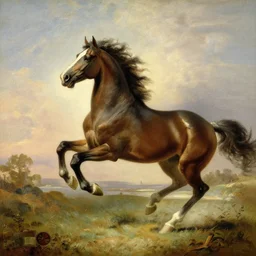galloping horse by george stubbs