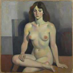 a painting in the style of olivia de berardinis.