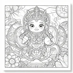 coloring book page