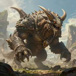highly detailed portrait photo of a huge mûmakil-onix in a scenic dystopian environment, hyperrealistic Illustration